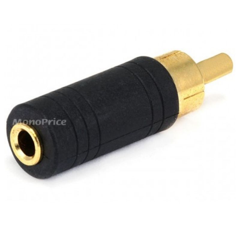 MONOPRICE-Conector-adaptador-de-audio--3.5mm--hembra--a-audio-rca--macho--290-4043