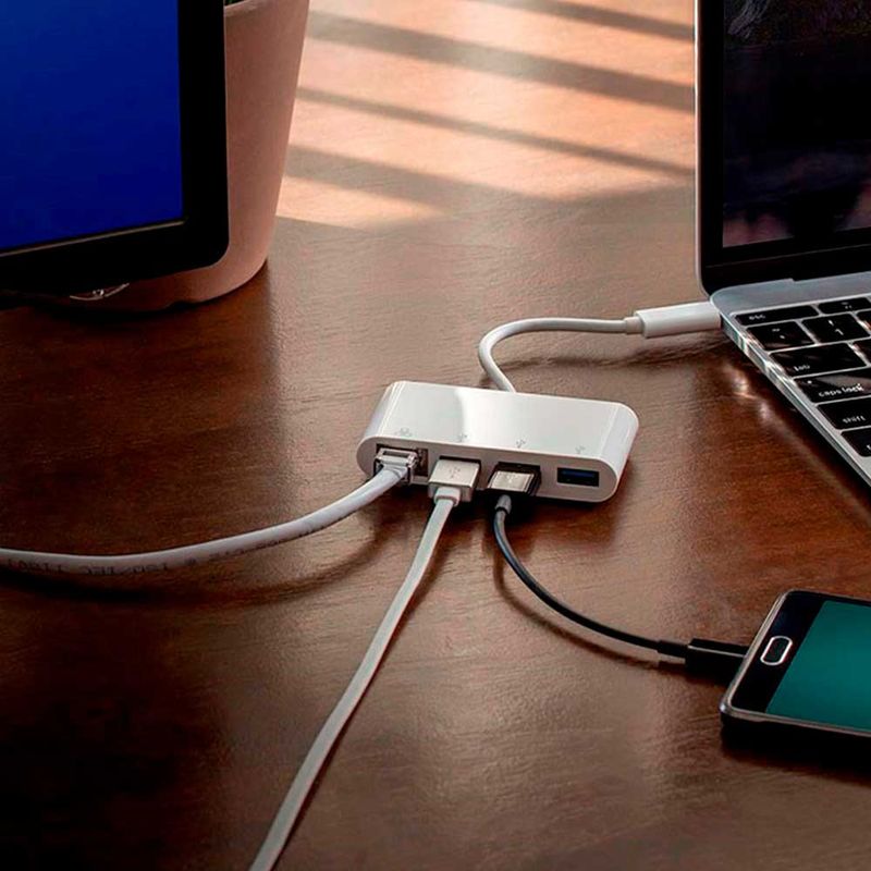 MONOPRICE-Hub-usb-c-de-3-puertos-usb-3.0-y-adaptador-ethernet-260-5113