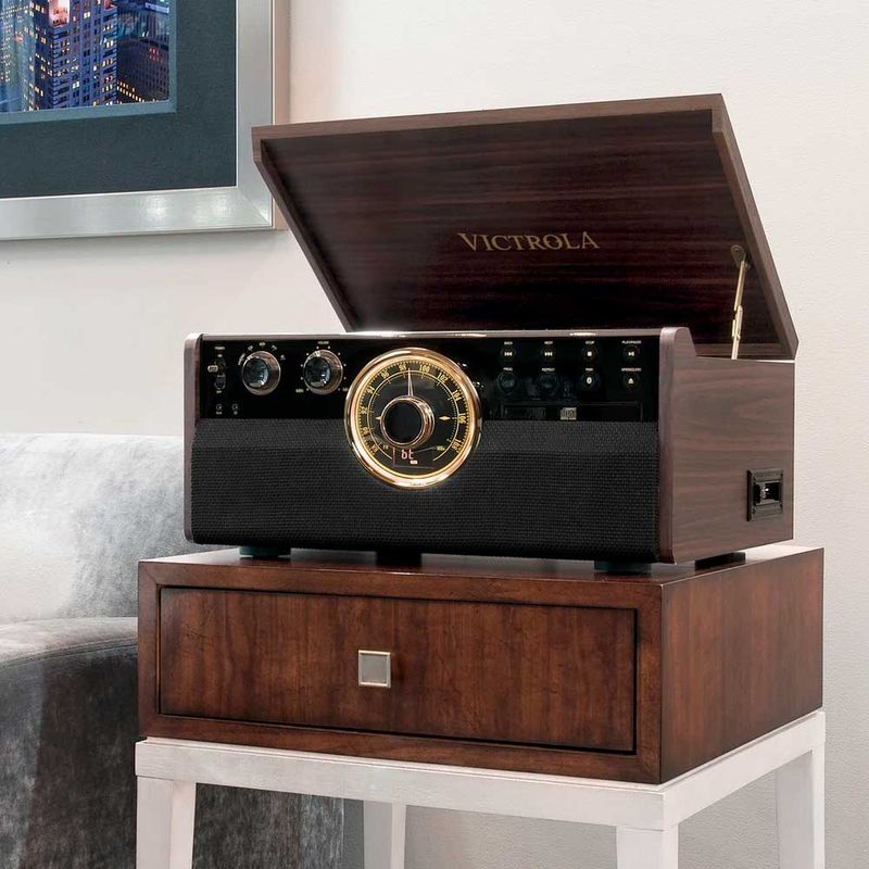 VICTROLA-Tocadiscos-6-en-1.-Acetatos-cassettes-radio-FM-bluetooth-CD-conexion-auxiliar.-420-8152