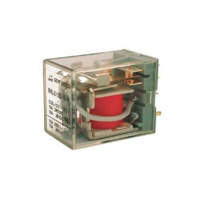 STEREN-Rele-de-poder-de-2-polos-2-tiros--DPDT--y-bobina-de-12-V-CC-290-5004