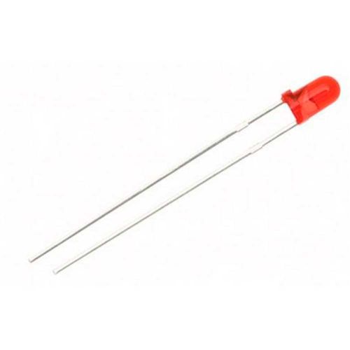 LED de 3 mm, color rojo claro