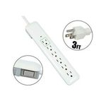 MONOPRICE-Regleta-ultra-delgada-con-protector-de-voltaje-y-6-tomas-electricos-610-3613