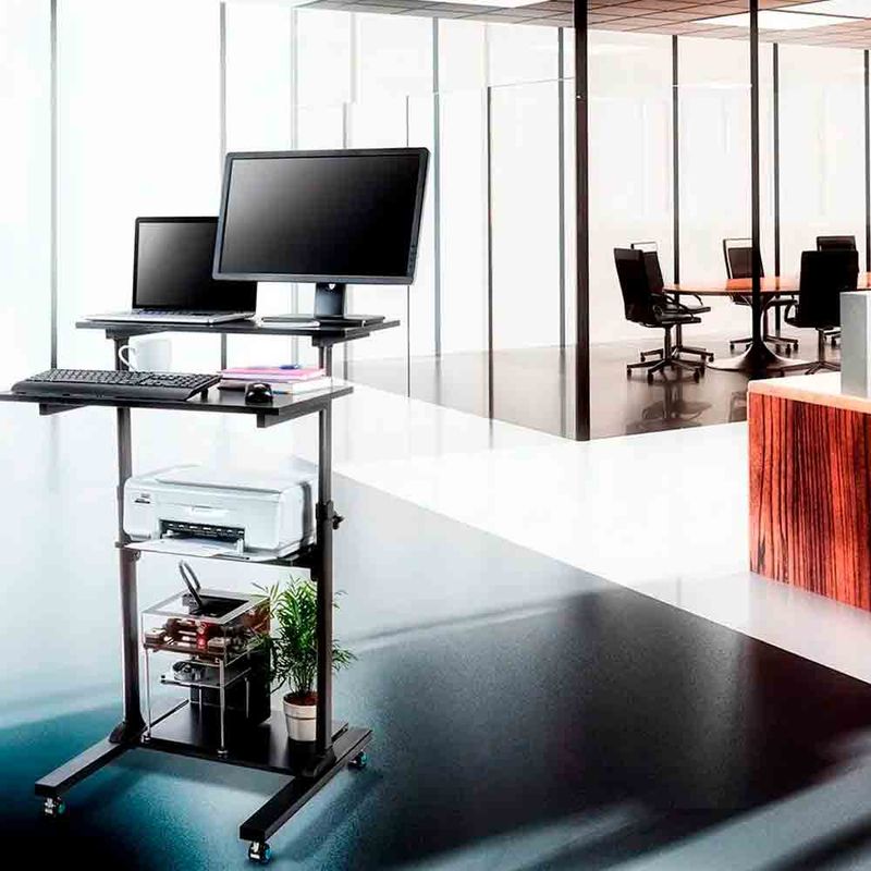 MONOPRICE-Mesa-de-Trabajo-con-Estantes-y-Altura-Ajustable-260-6234