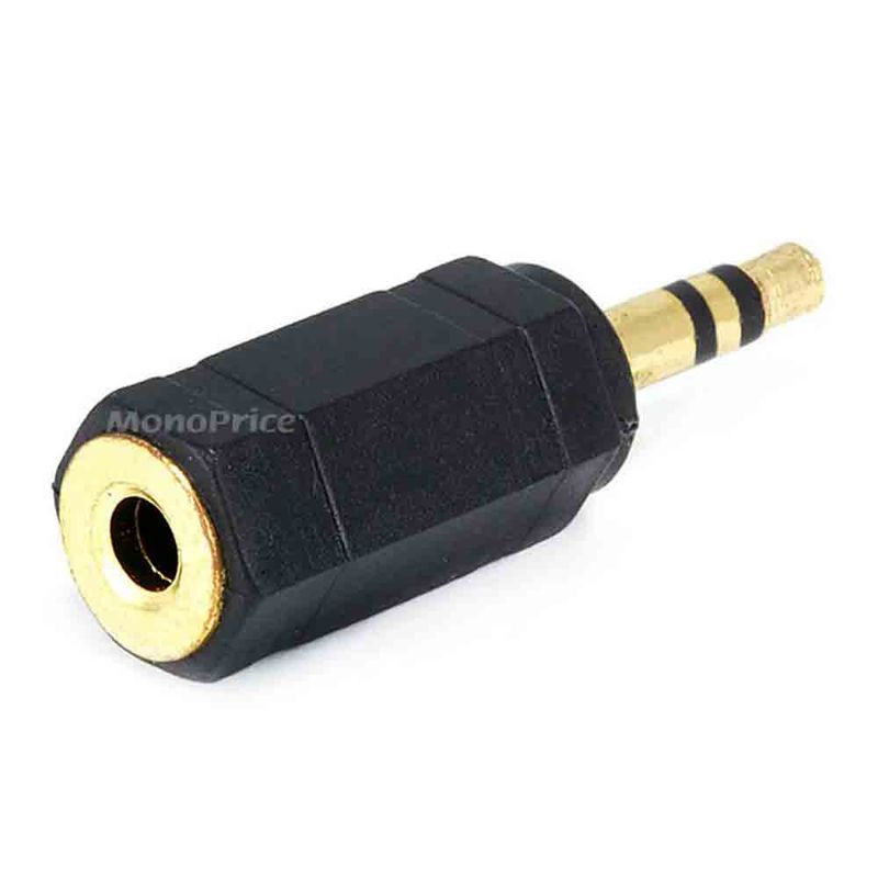 MONOPRICE-Conector-adaptador-de-audio-estereo-3.5mm--hembra--a-audio-mono-3.5mm--macho--290-4006