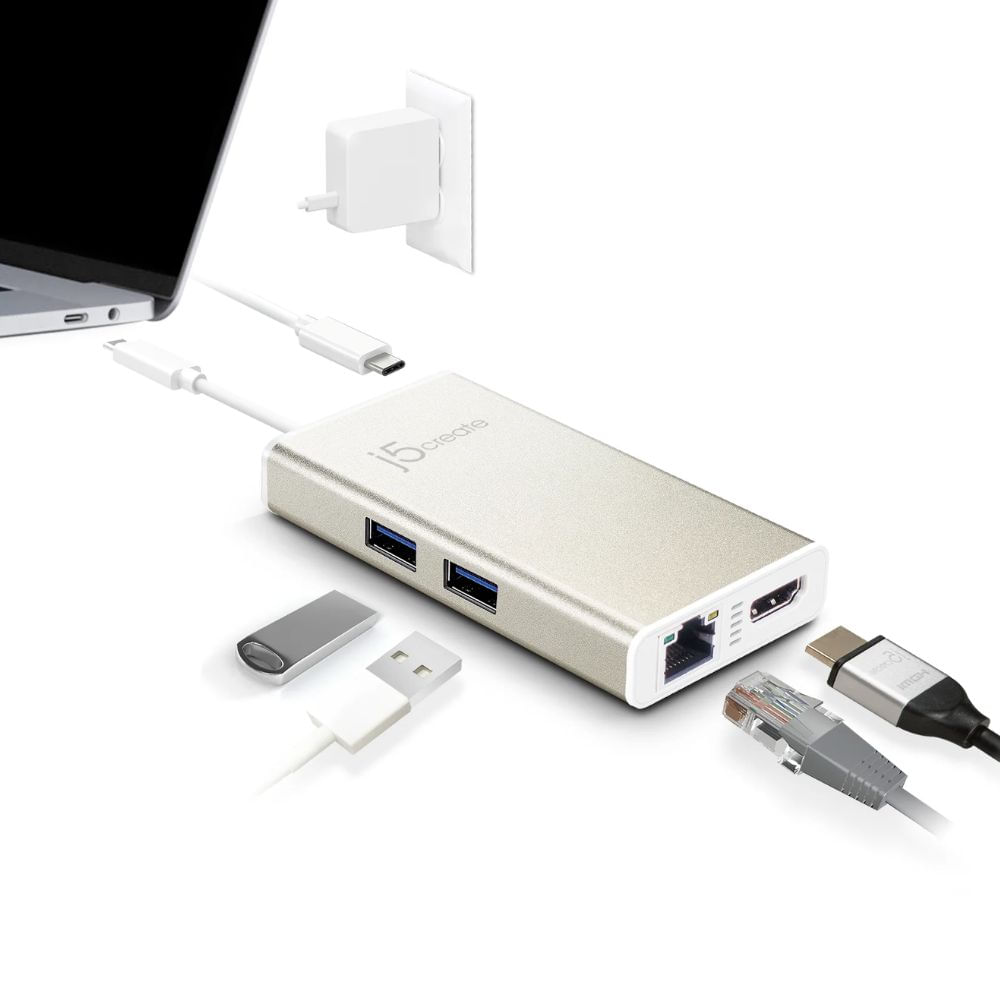 Adaptador múltiple USB-C - JCA374