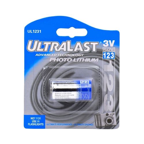 Batería de Litio Ultralast 123 3V