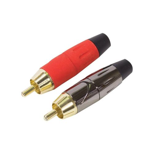 Conector adaptador rca (hembra) a rca (macho)