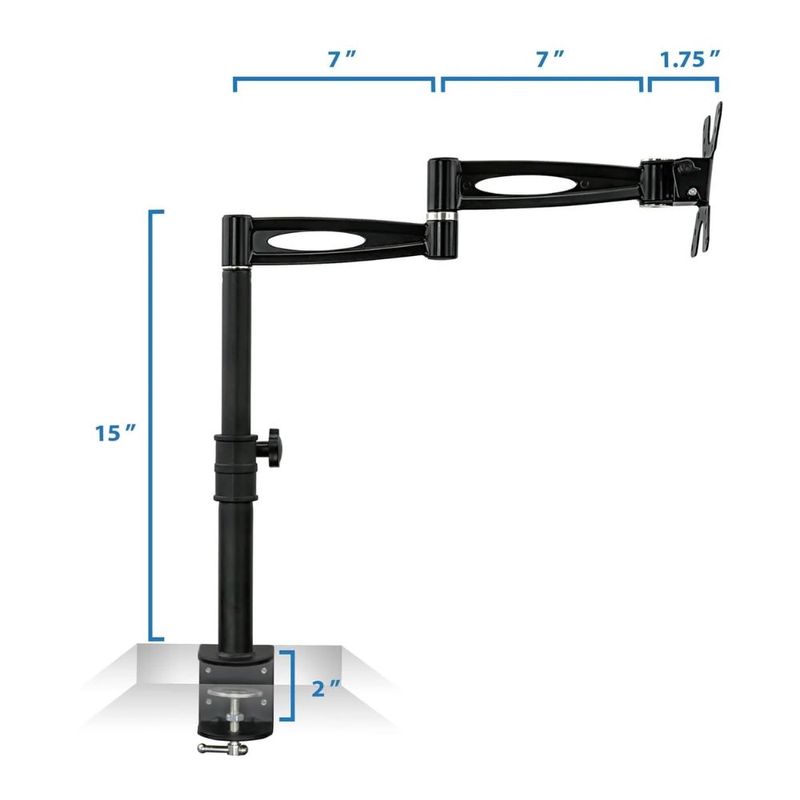 MONOPRICE-Soporte-de-Escritorio-Ajustable-y-Reclinable-para-Monitores-de-13~30-pulgadas-hasta-33-lbs.-260-6281