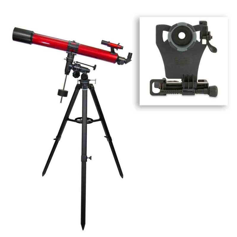 CARSON-Telescopio-Refractor-Carson-serie-Red-Planet-50x-111x-90mm-para-astronomia-630-3020