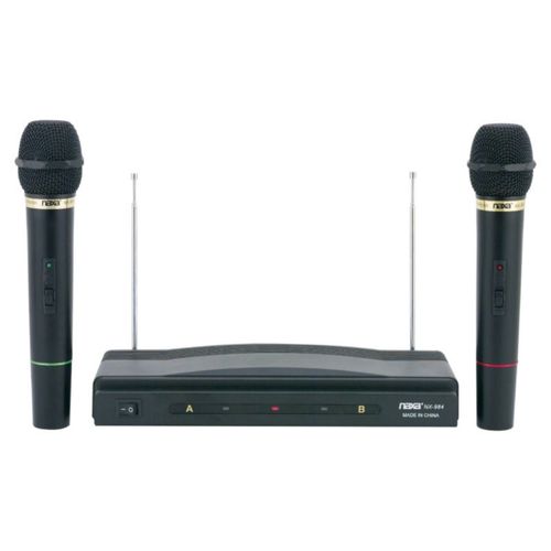 Kit Profesional de Micrófonos Inalámbricos ideales para karaoke, eventos corporativos y ceremonias.