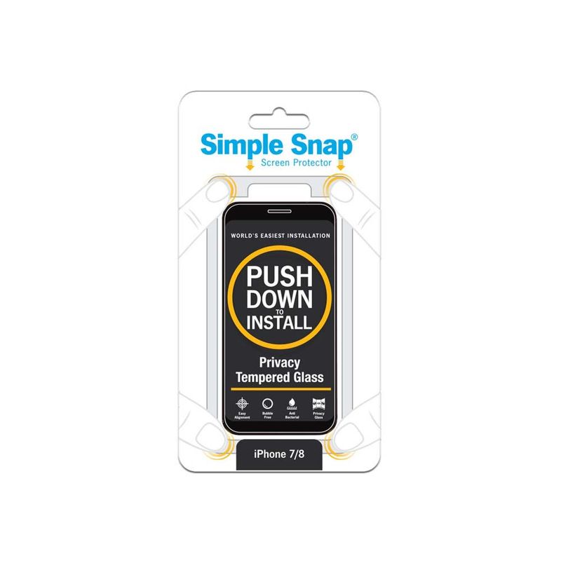 SIMPLE-SNAP-Mica-protectora-de-vidrio-templado-para-iPhone-7-8-garantia-de-por-vida-170-10035