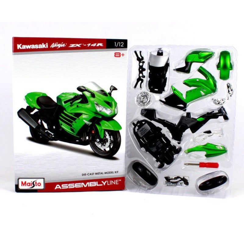 MAISTO-Moto-Kawasaki-Ninja-zx-14r-para-armar-600-10315