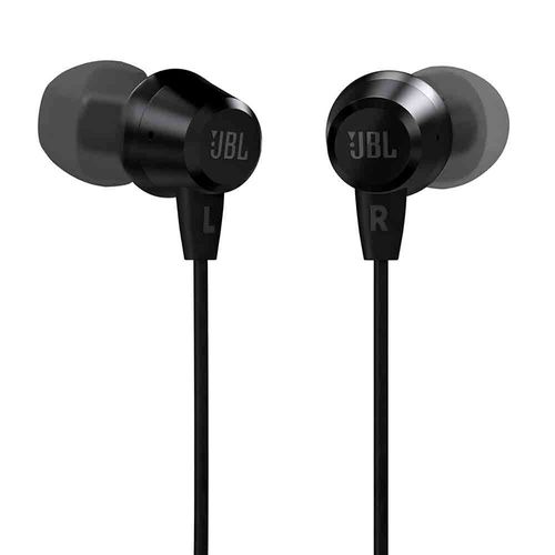 Audífono alámbrico JBL C50HI color negro