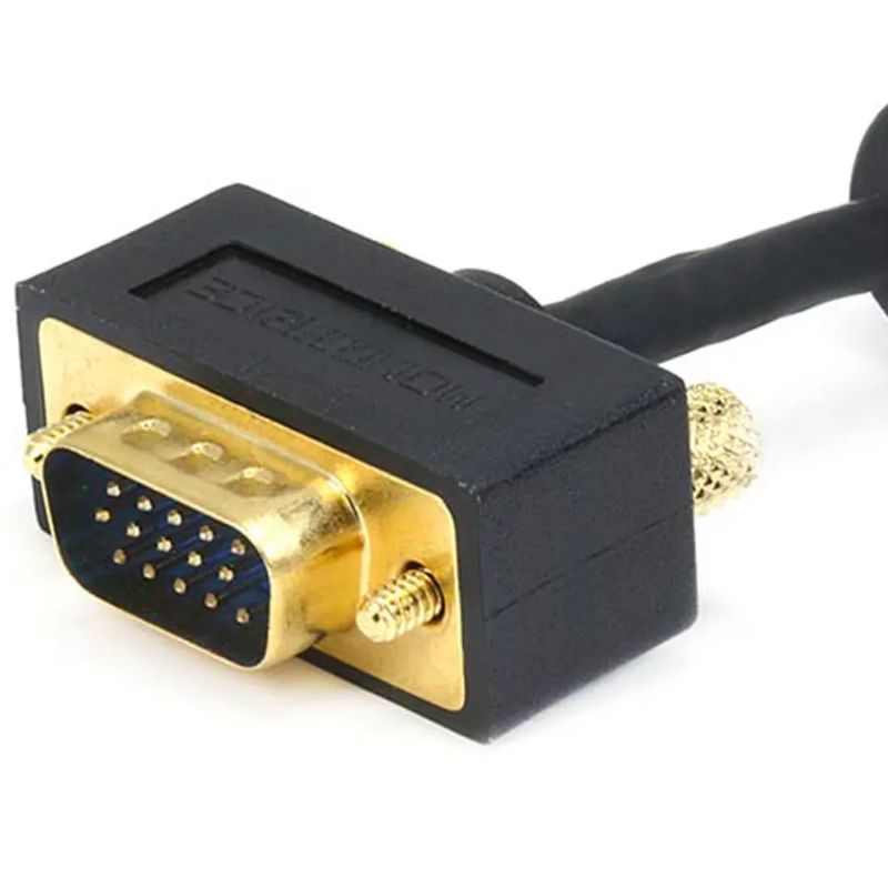 MONOPRICE-Cable-Monitor-Ultra-Delgado-SVGA-Super-VGA-30-32AWG-de-1.5ft-con-Conectores-Dorados-y-Ferritas-260-6285
