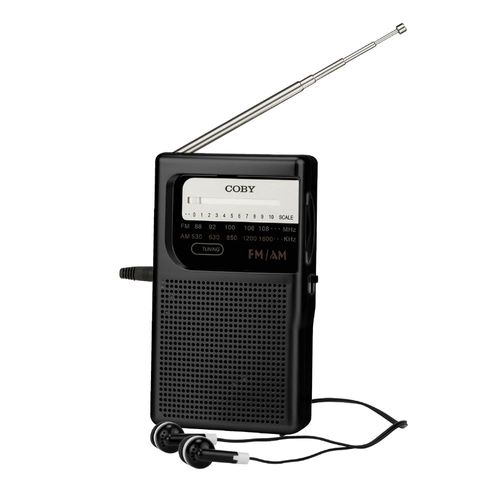 Radio portátil AM/FM con parlante incorporado
