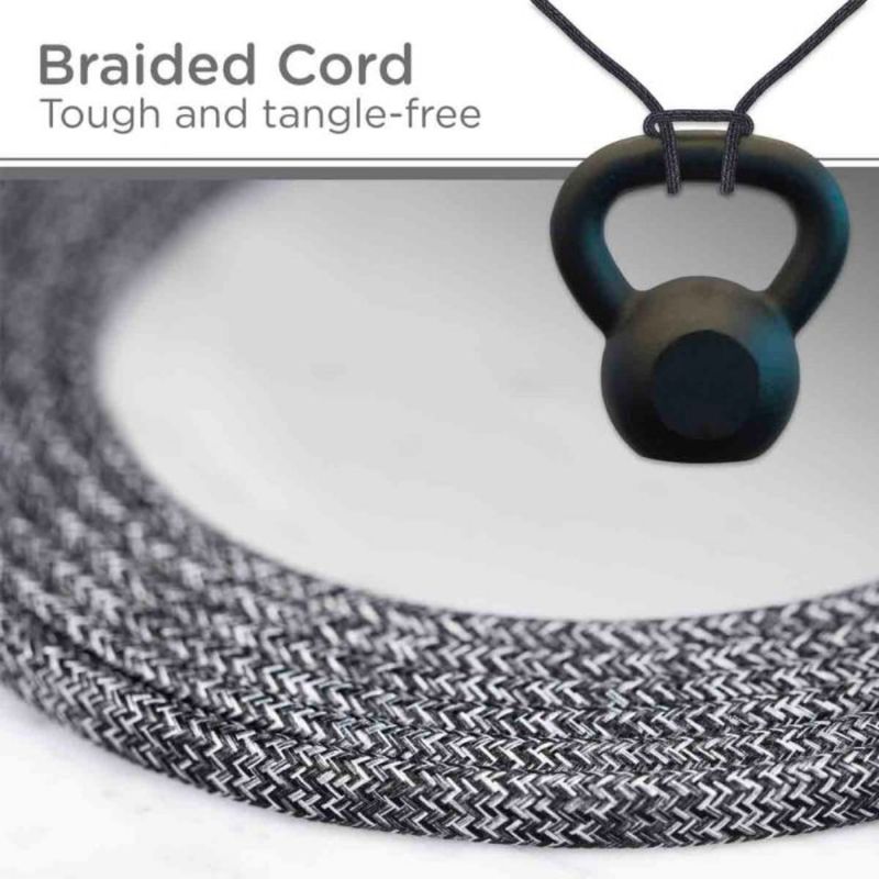 JASCO-Cable-de-Extension-Trenzado-de-3-Tomas-con-Enchufe-Plano-8ft.---Negro-Gris-610-6132