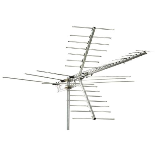 Antena de televisión amplificada para exteriores