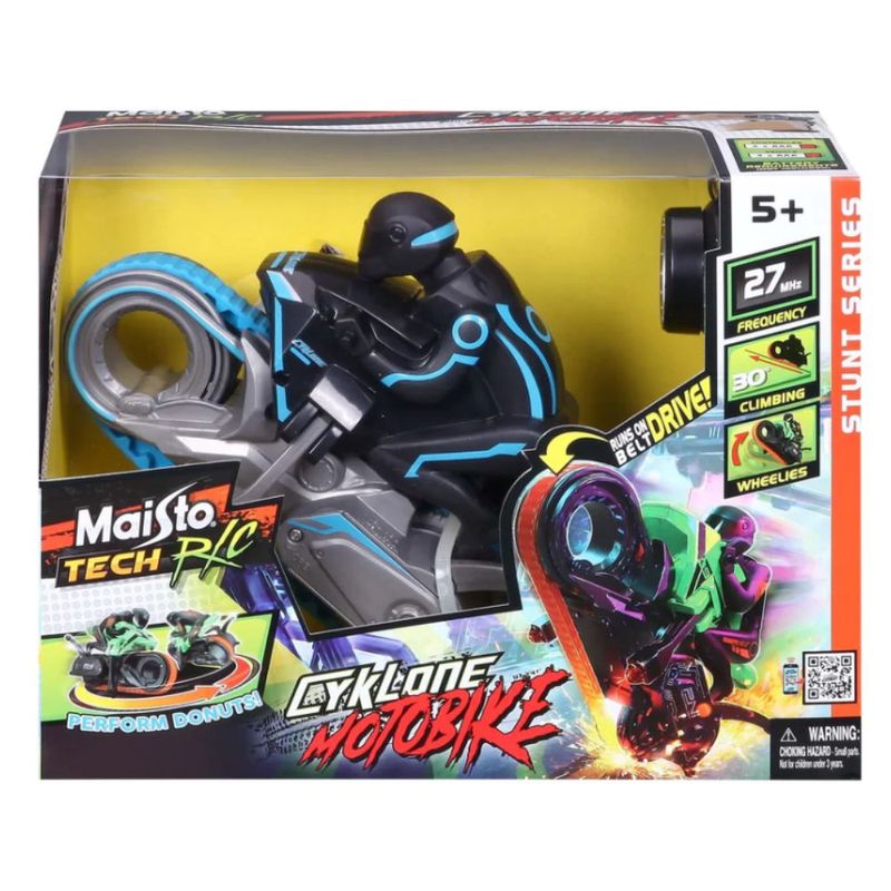 MAISTO-Motocicleta-a-control-remoto-Cyklone-verde-600-10346