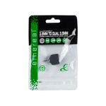 HELIOS-Conector-adaptador-de-audio-estereo-2-3.5mm--hembra--a-audio-estereo-3.5mm--macho--290-4111
