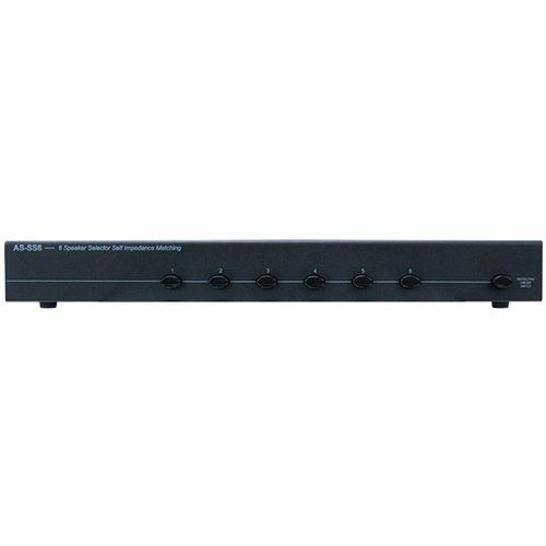 Selector de parlantes para 6 zonas