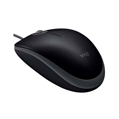 Mouse con Cable Logitech M110 Silent: Precisión y Silencio en Cada Click - Negro