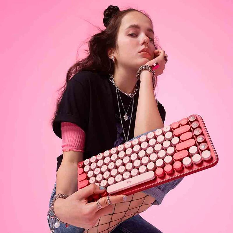 LOGITECH-Teclado-logitech-inalambrico-pop-keys-bluetooth-rosa-260-2703