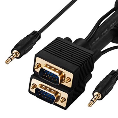 Cable de audio/video de 1.82m svga (macho) y 3.5mm  a svga (macho) y 3.5mm.