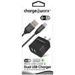 CHARGEWORX-Cargador-USB-de-pared-doble---cable-micro-USB-290-9081