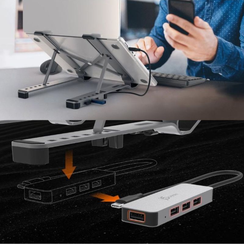 J5CREATE-Base-para-computadora-portatil-con-4-puertos-USB.-260-5264