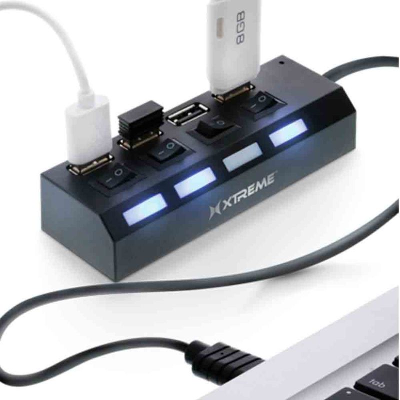 XTREME-Hub-USB-de-4-Puertos-260-6252