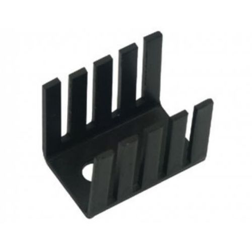 Disipador electrónico de 10 aletas para TO-220 de 20x13x16 mm