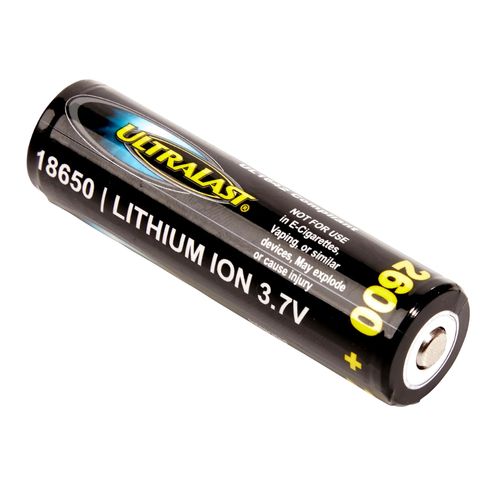Batería Recargable Ultralast 3005847 de Litio-Ion 18650 3.7V 2600Ah - Energía en Tus Manos