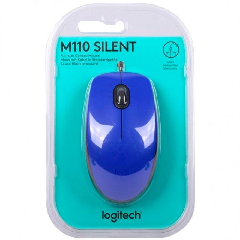 LOGITECH-Mouse-con-Cable-Logitech-M110-Silent--Precision-y-Silencio-en-Cada-Click---Azul-260-6290