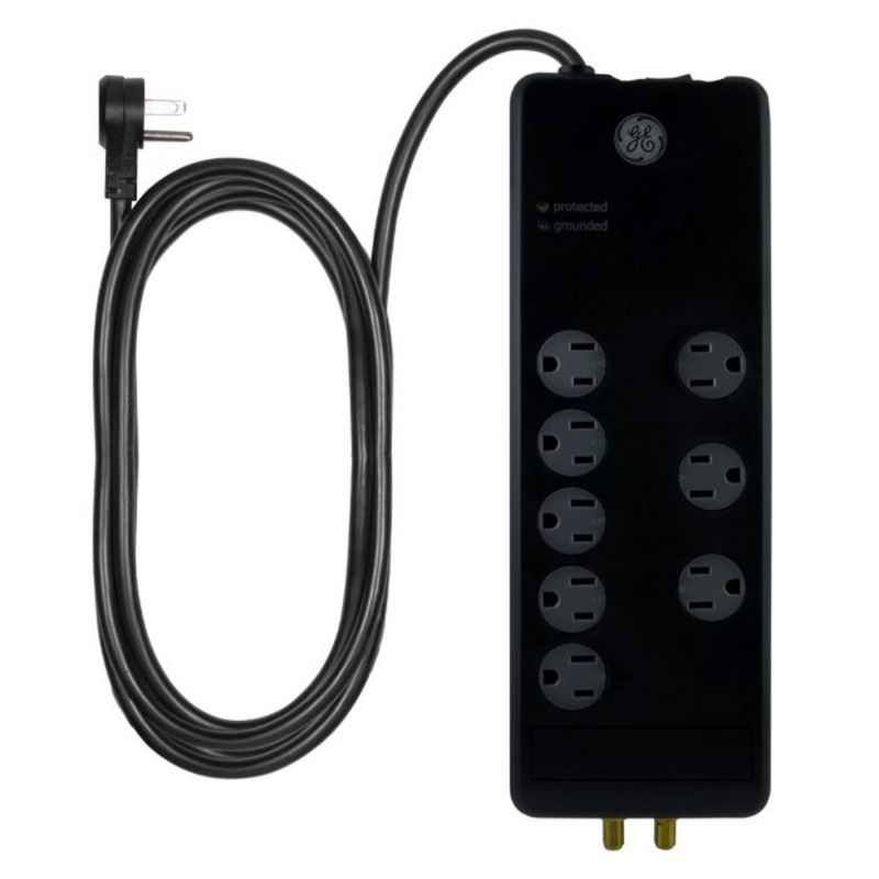 GE-Protector-de-Sobretensiones-GE--8-Tomas-con-Cable-de-4-Pies-610-6134