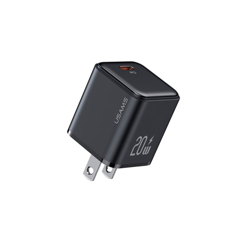 USAMS-Mini-Cargador-de-Pared-USAMS-de-20W---Negro-290-8122