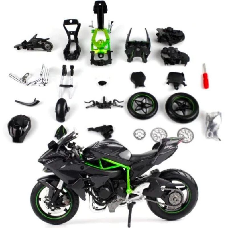 MAISTO-Moto-Kawasaki-Ninja-H2R--Modelo-a-Escala-para-Aficionados-del-Motor-600-10575