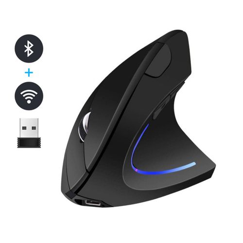 Ratón Inalámbrico Recargable Dual-Mode: Ergonomía y Versatilidad en Tu Mano