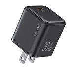 USAMS Cargador Rápido de 30W Tipo-C color negro - Adaptador Compacto y Elegante 290-9138