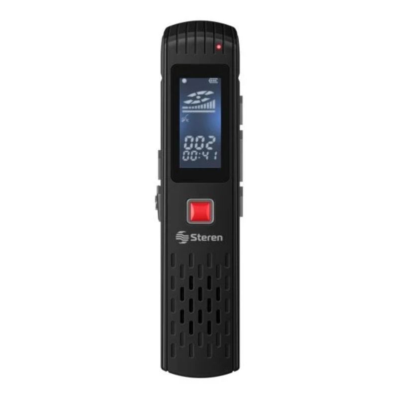 STEREN Grabadora Digital de Voz Slim 8GB - Calidad Profesional 120-2967