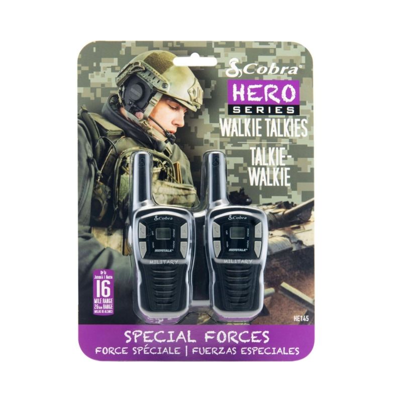 COBRA Cobra HE145 Hero Series: Walkie-Talkies de Alta Duración para Niños 600-4010