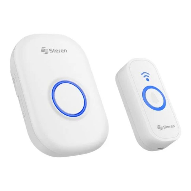 STEREN Timbre Inalámbrico Wi-Fi Steren con 58 Tonos - Alcance de 180m 610-3158