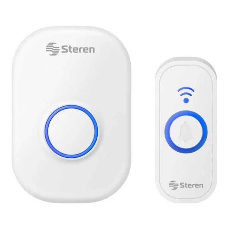 STEREN Timbre Inalámbrico Wi-Fi Steren con 58 Tonos - Alcance de 180m 610-3158