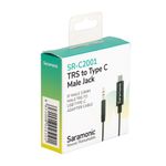 SARAMONIC Cable Adaptador de Audio Saramonic SR-C2001 de TRS 3.5mm a USB-C, Estéreo/Mono, 22.86 cm 120-2970