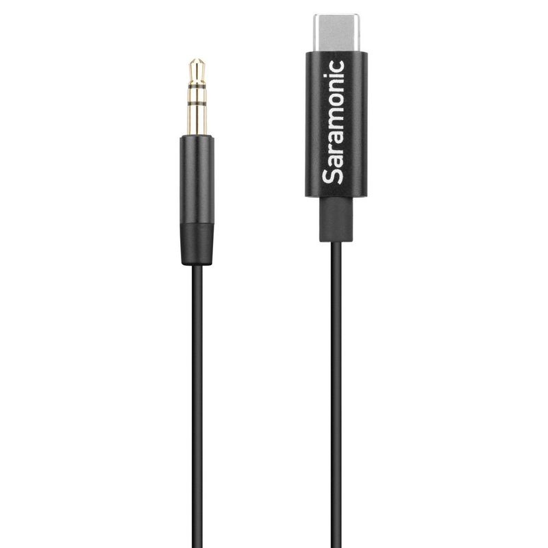 SARAMONIC Cable Adaptador de Audio Saramonic SR-C2001 de TRS 3.5mm a USB-C, Estéreo/Mono, 22.86 cm 120-2970