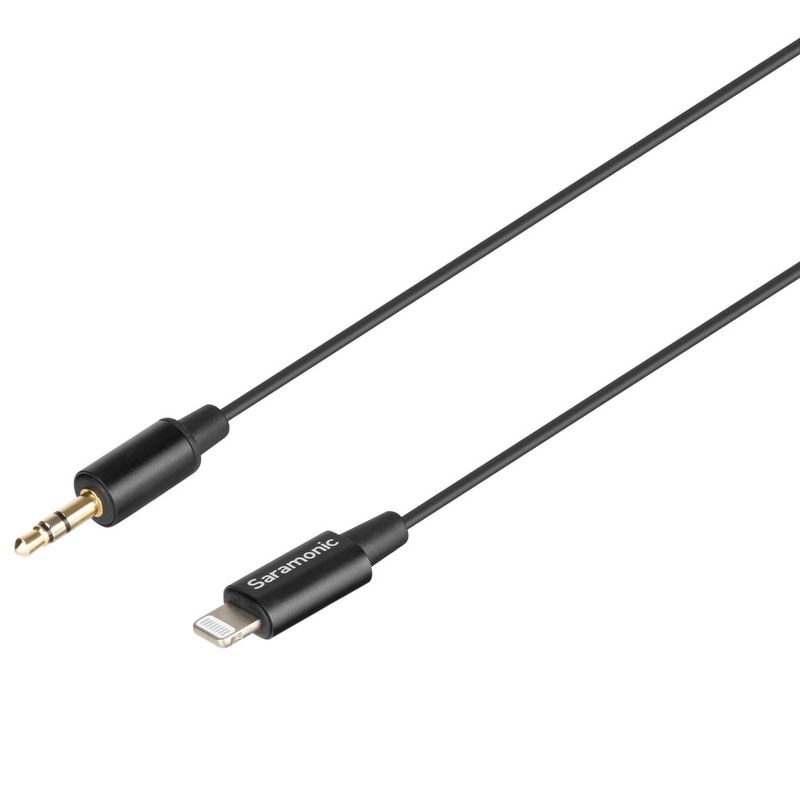 SARAMONIC Cable Adaptador Saramonic SR-C2000 TRS 3.5mm a Lightning Apple, 22.86 cm 120-2969