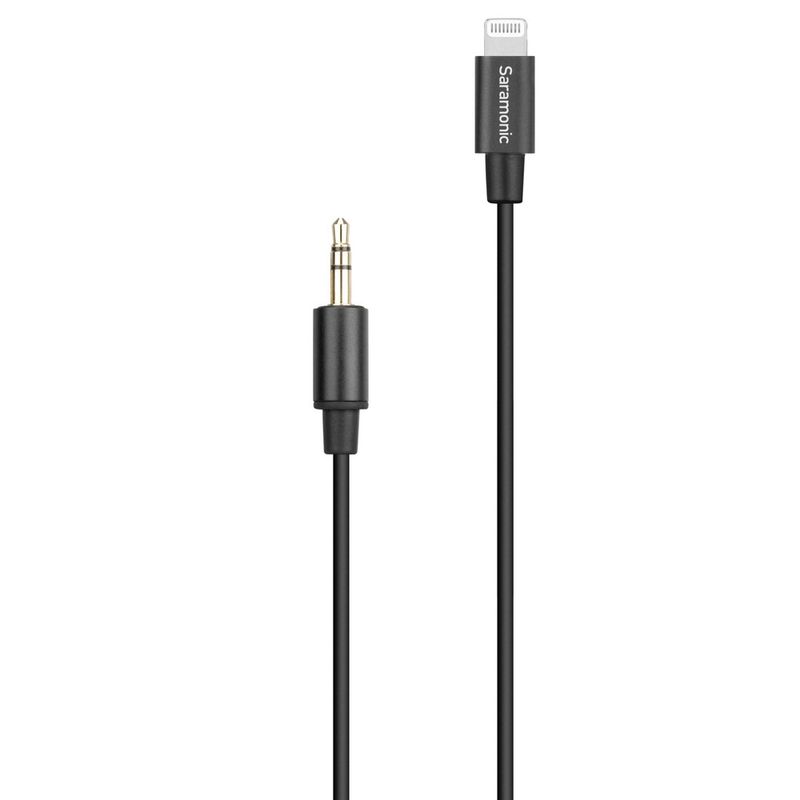 SARAMONIC Cable Adaptador Saramonic SR-C2000 TRS 3.5mm a Lightning Apple, 22.86 cm 120-2969