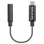 SARAMONIC Cable Adaptador USB-C a 3.5mm TRS Hembra Chapado en Oro Saramonic SR-C2003 120-2972