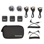 SARAMONIC Saramonic Blink 100 B2: Sistema de Micrófono Inalámbrico Doble para Cámaras y Dispositivos Móviles 420-3002