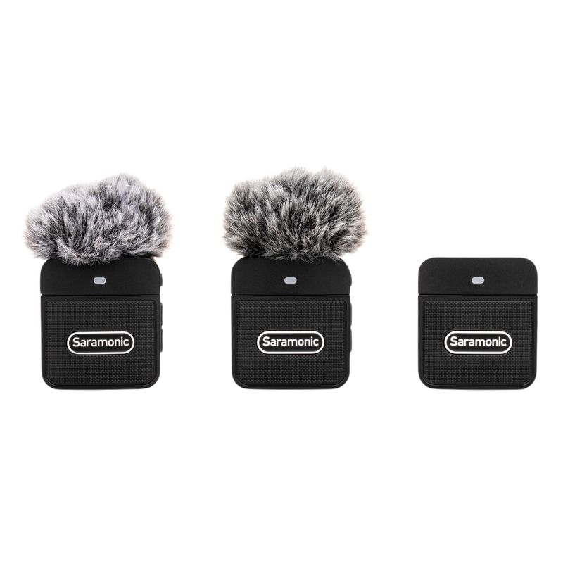 SARAMONIC Saramonic Blink 100 B2: Sistema de Micrófono Inalámbrico Doble para Cámaras y Dispositivos Móviles 420-3002