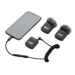 SARAMONIC Saramonic Blink 100 B2: Sistema de Micrófono Inalámbrico Doble para Cámaras y Dispositivos Móviles 420-3002